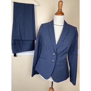 NWT The Limited Women’s Blue 2Pc Pant Suit Sz 2 6